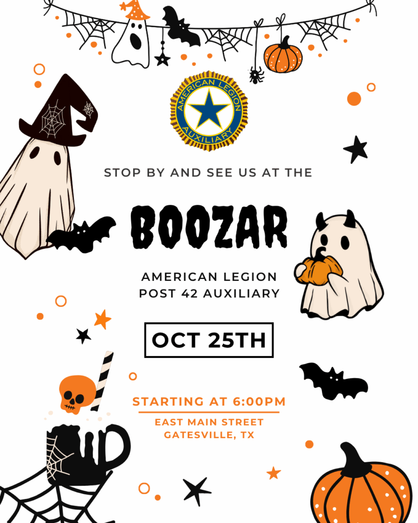 legion auxiliary booth flyer